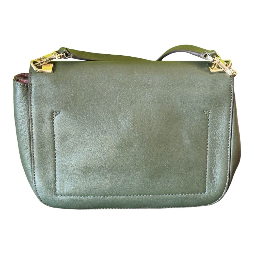 Kate Spade New York Olive Drive Hetty Leather Crossbody in Loden color. - Picture 5 of 11